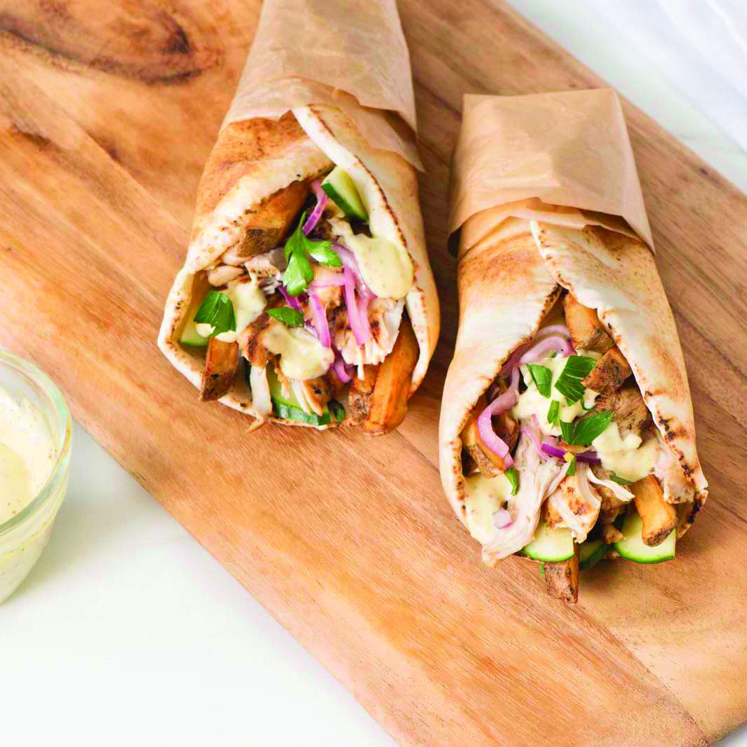 Roman's Bakehouse Original Pita Bread - 8.8oz Pack | Soft & Fluffy Mediterranean Flatbread for Sandwiches, Wraps & Dips | Perfect for Gyros, Hummus & Falafel
