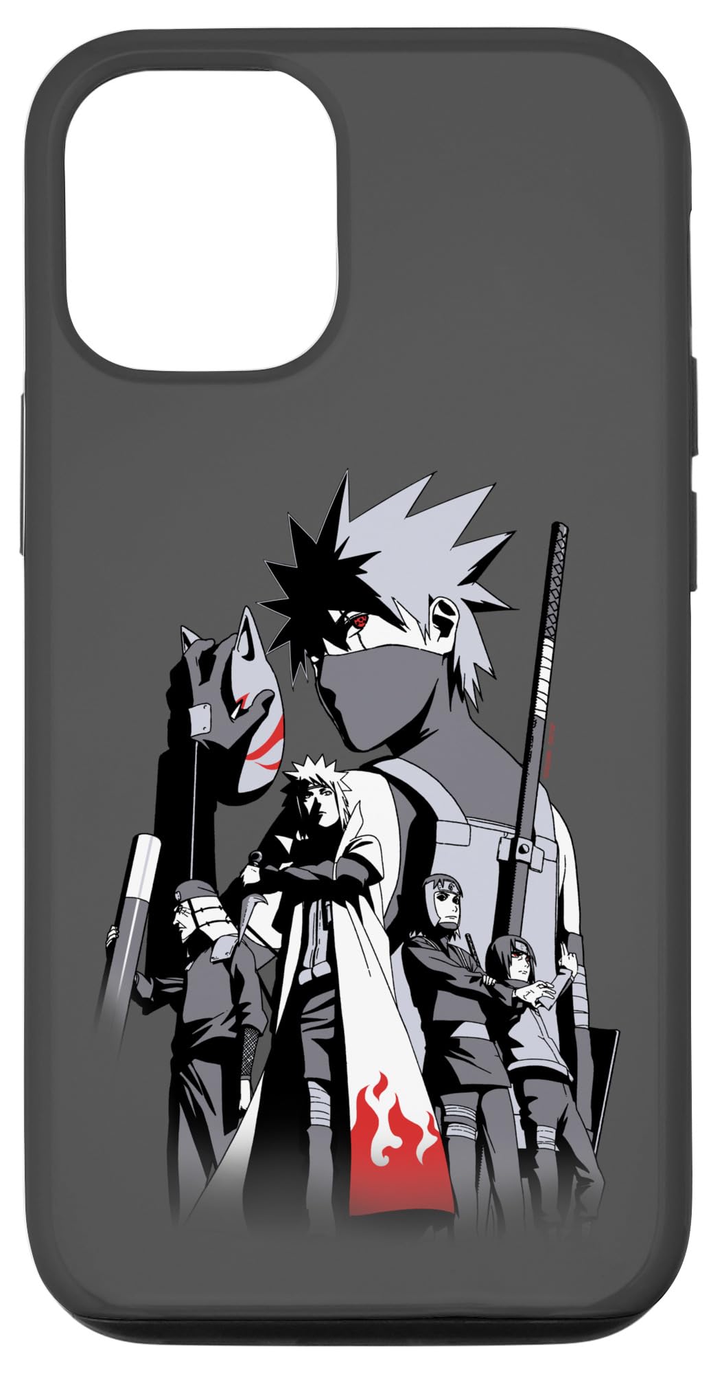 Naruto Shippuden Kakashi & Team 7 Anime Phone Case for iPhone 12/12 Pro - Durable Protective Cover for Fans | Perfect for Cosplay, Gift Giving & Anime Conventions
