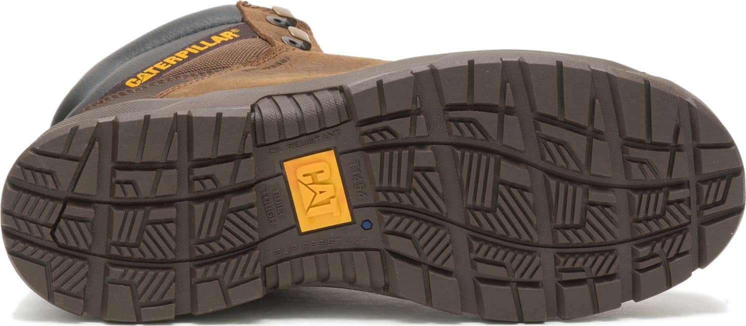 CAT Men's Charge Waterproof Steel Toe Work Boots - Heavy Duty Construction Boots for Safety & Comfort - Ideal for Construction, Landscaping & Outdoor Work