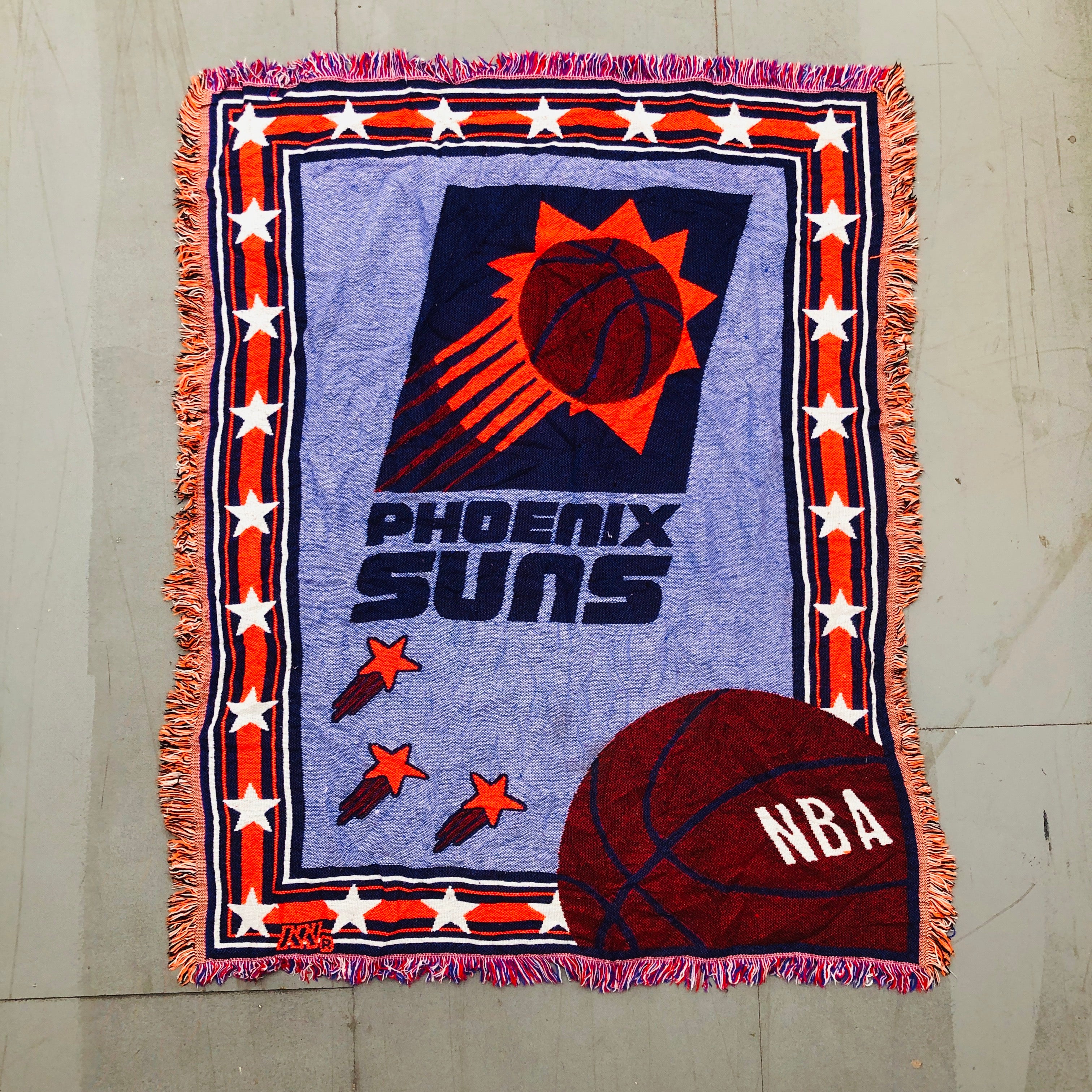 Phoenix Suns NBA Team Logo Triple Woven Rug - Non-Slip Durable Indoor/Outdoor Carpet for Living Room, Bedroom, Office Decor