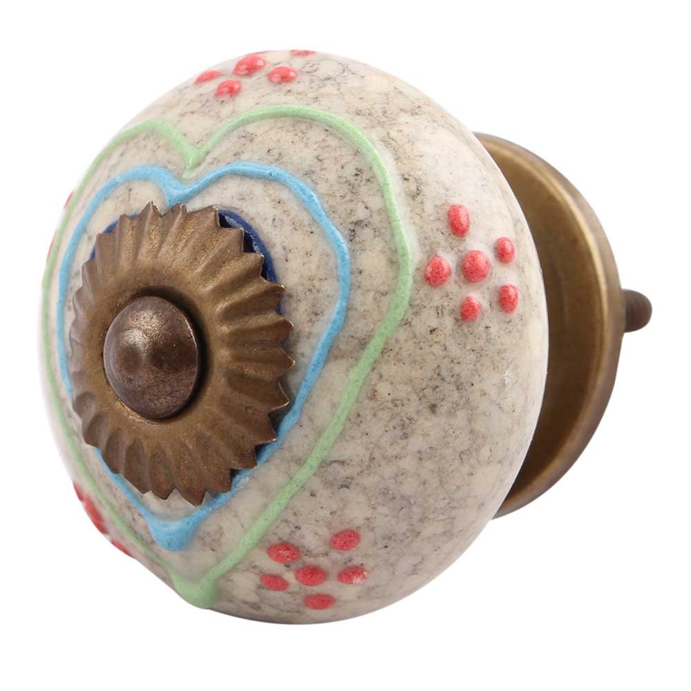 IndianShelf 10-Piece Multicolor Crackle Ceramic Drawer Knobs - Elegant Kitchen Cabinet Hardware & Dresser Door Pulls for Home Decor | Perfect for Cabinets, Drawers, and Furniture Upgrades