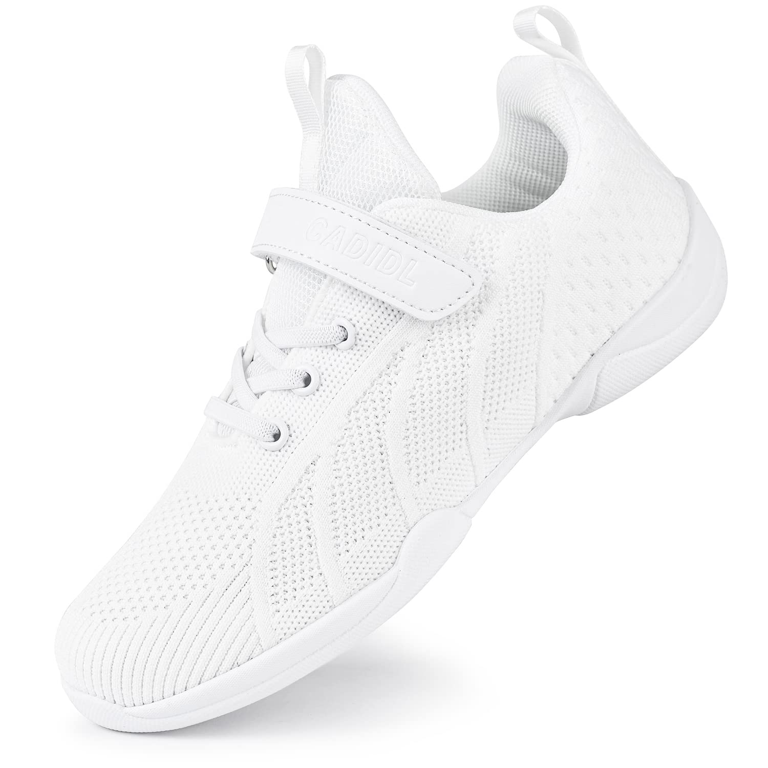CADIDL Girls White Cheerleading Shoes - Lightweight Performance Cheer Shoes for Women & Teens - Perfect for Competitions, Practice, and Walking
