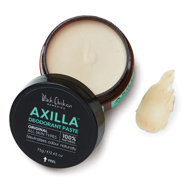 Natural Black Chicken Axilla Deodorant Paste - 75g Organic Underarm Care for Women & Men - Long-Lasting Odor Protection for Gym, Work & Daily Use