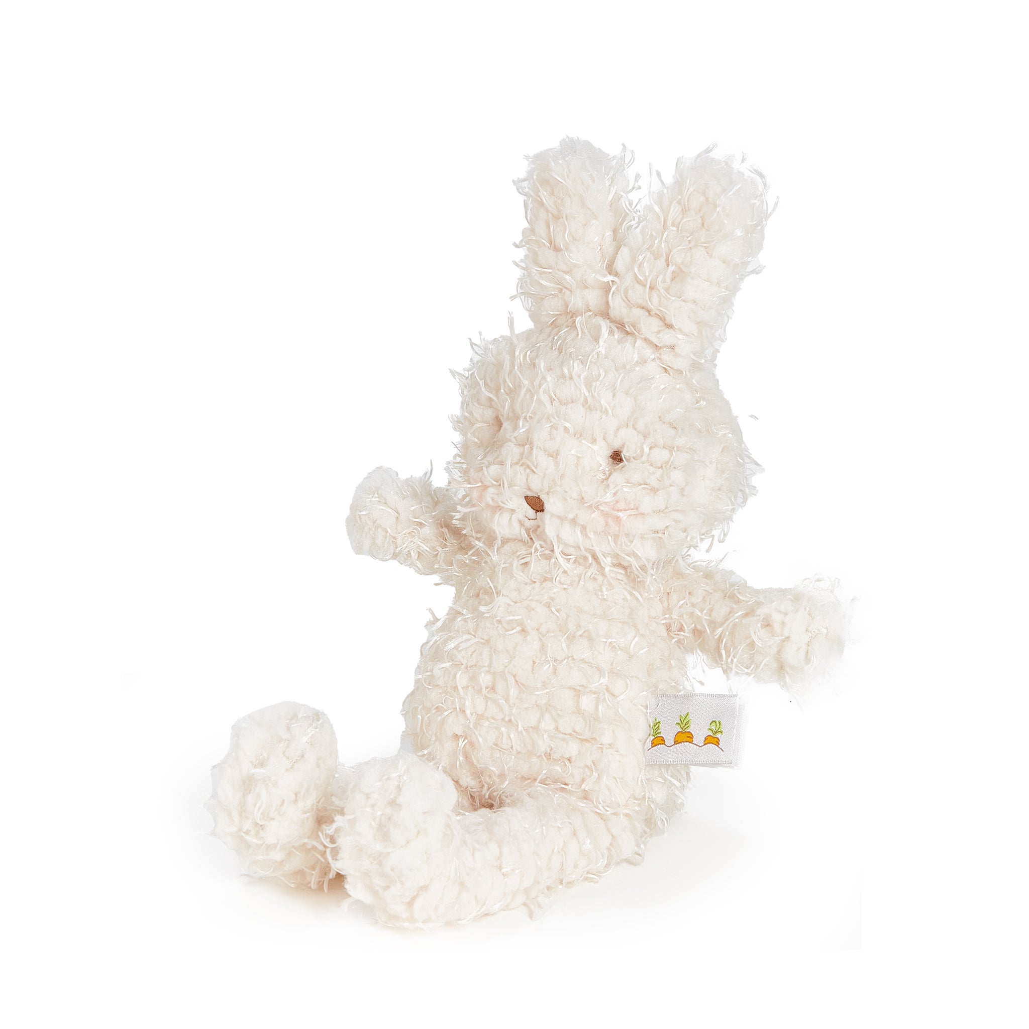 Shaggy Hoppy the Bunny - Soft Plush Stuffed Animal Toy for Kids & Babies - Perfect for Easter Gifts, Nursery Decor, and Cuddling