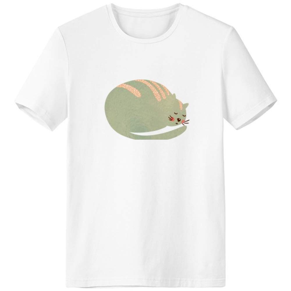 Sleepy Cat Watercolor Pet T-Shirt for Animal Lovers - Short Sleeve Pocket Workwear & Sport Shirt - Perfect for Casual Wear, Work Outfits & Pet-Themed Events