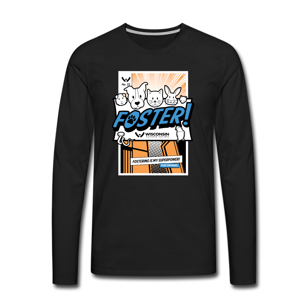 Premium Foster Comic Classic Long Sleeve T-Shirt for Men & Women - Soft Cotton Graphic Tee for Casual Wear, Gifts, and Everyday Outfits