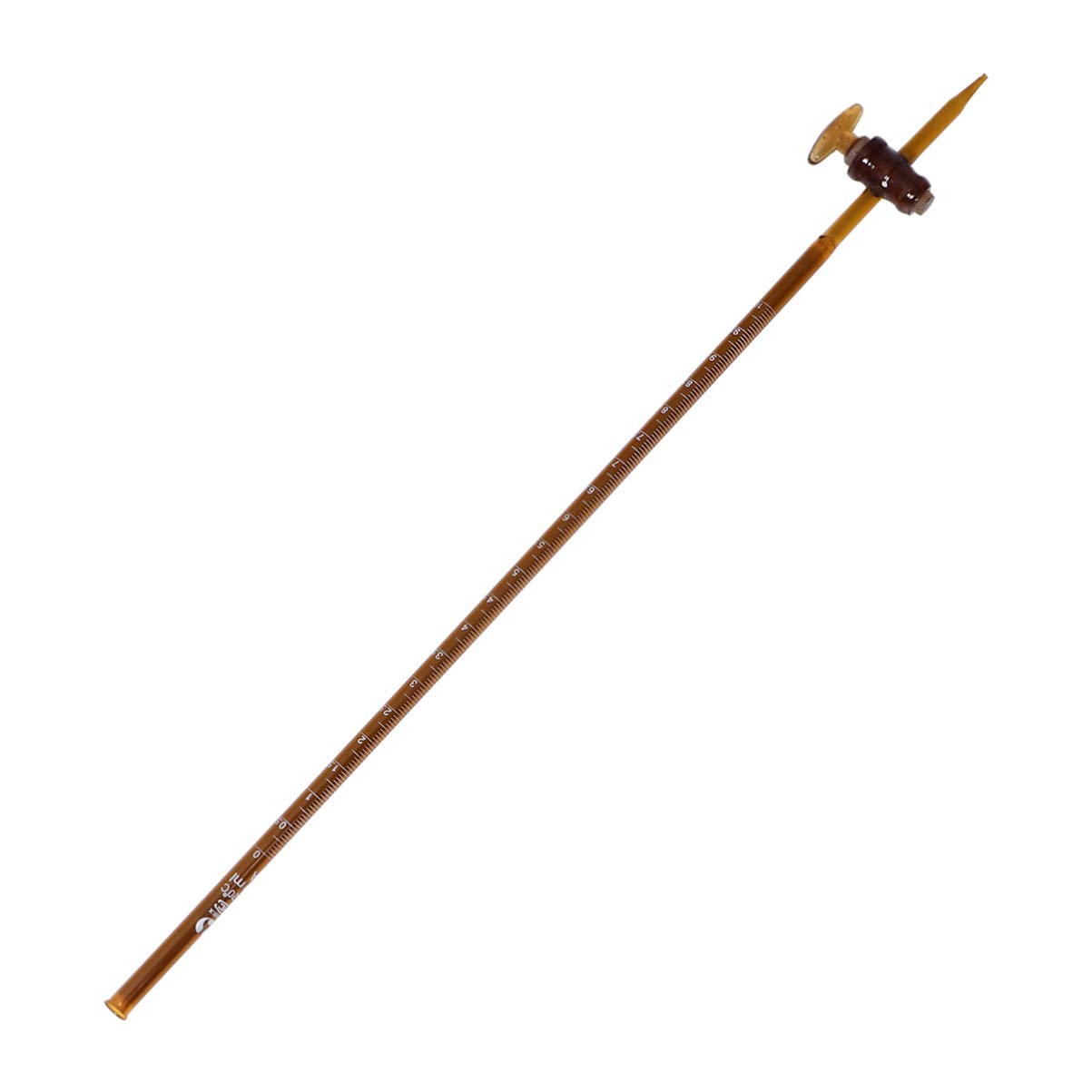 1pc Burette - High Precision Glass Burette for Chemical Labs, Classroom Experiments, Titration, and Scientific Research | Laboratory Glassware & Chemistry Apparatus