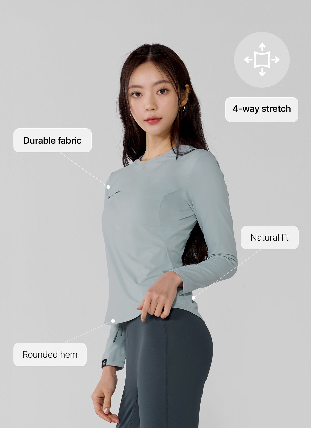 Ice Feather Long Sleeve 2.0 - Lightweight Thermal Base Layer for Women | Cold Weather Running, Hiking & Outdoor Activities