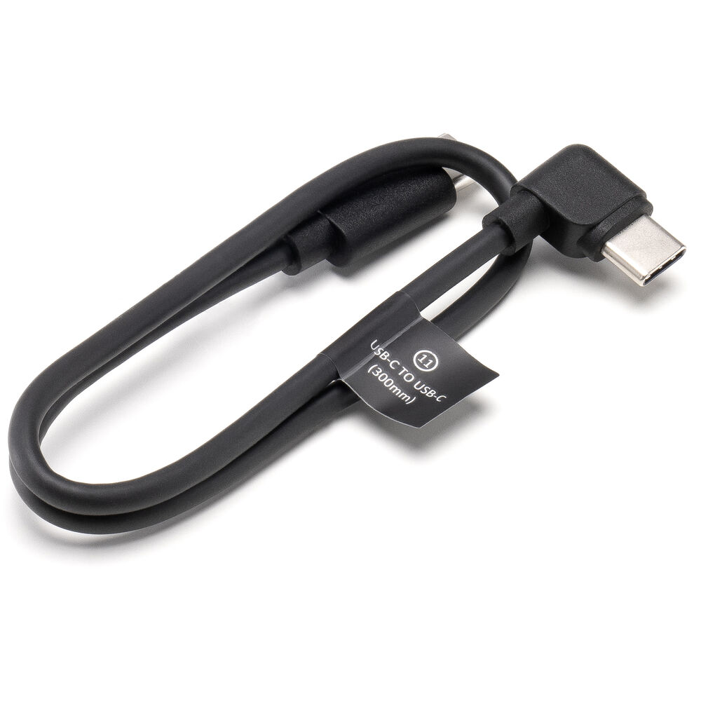 DJI RS L-Shaped Multicamera Control Cable - USB-C to USB-C 11.8 Inch for DJI Ronin Stabilizers - Perfect for Filmmaking, Vlogging & Multi-Camera Setups