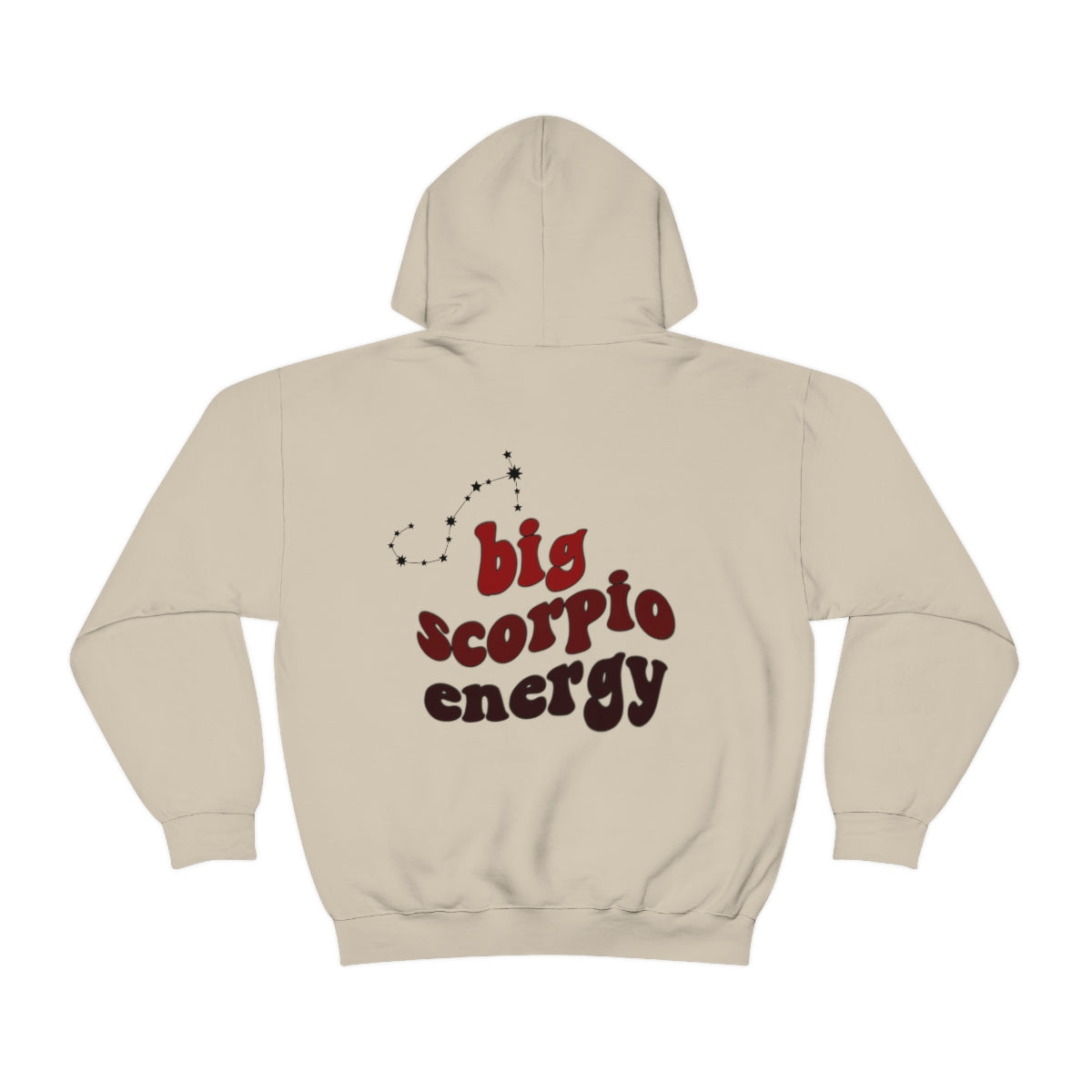 Scorpio Zodiac Hoodie for Men & Women - Big Scorpio Energy Sweatshirt, Astrology Lover Gift, Perfect Christmas Present for Scorpio - Cozy Lounge Wear & Street Style Fashion