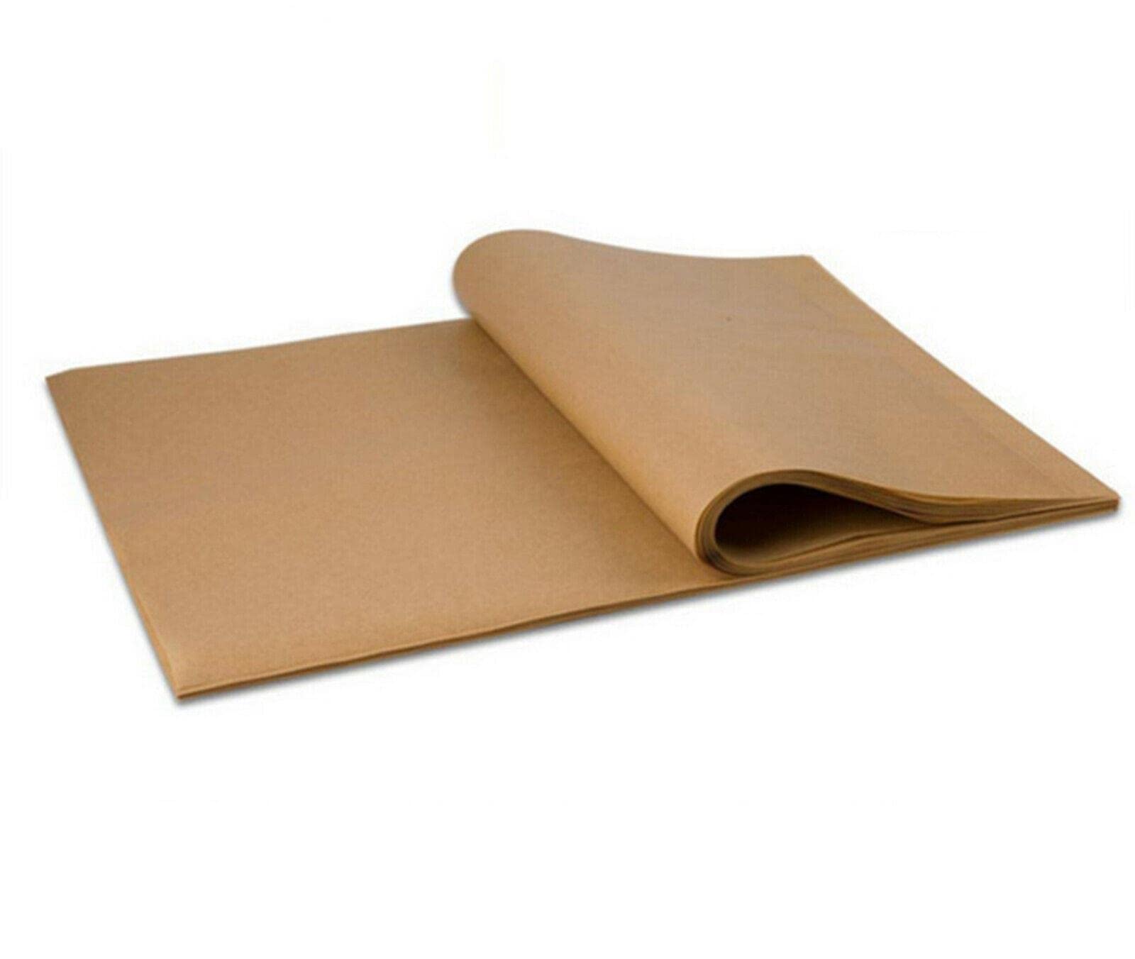 Premium Brown Parchment Paper for Baking - 12x16 Inch Non-Stick Baking Sheets, 100-Pack | Heavy Duty Pan Liner for Cookies, Bread, Roasting & Air Fryer | Microwave Safe & Greaseproof Cooking Paper