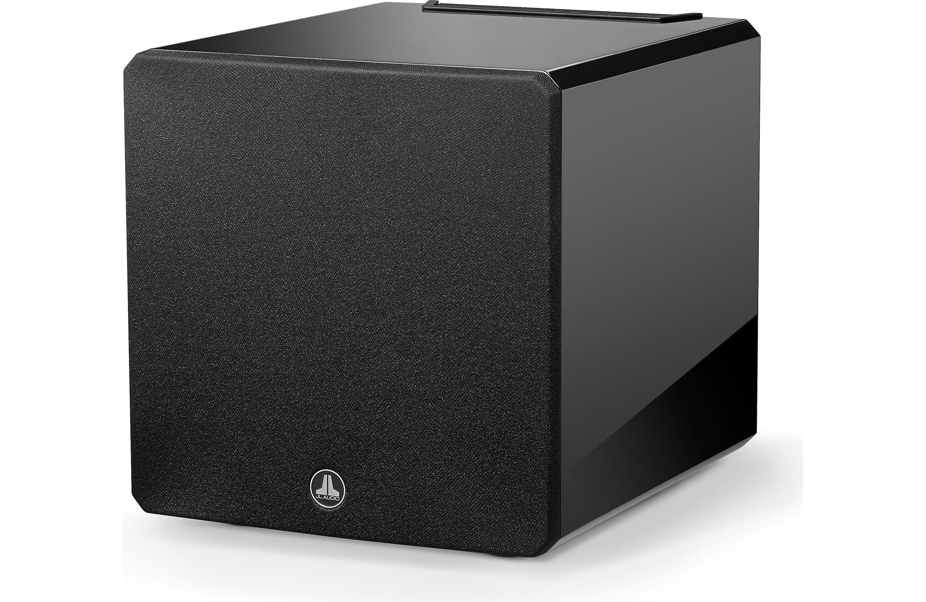 JL Audio E-SUB 110 Gloss 10-Inch 400W Powered Subwoofer - Premium Home Theater & Car Audio Bass System for Music & Movies
