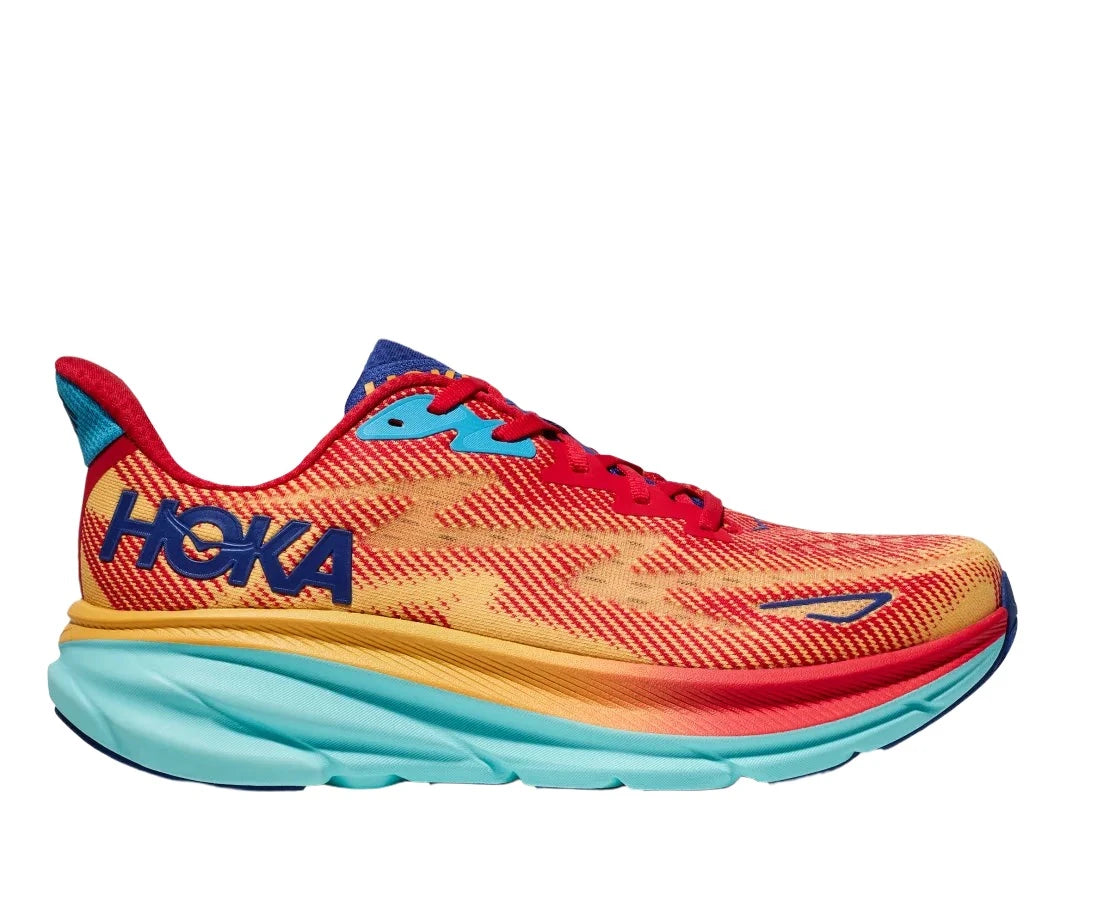 HOKA Women's Clifton 9 Running Shoes - Lightweight Cushioned Sneakers for Jogging, Walking & Gym Workouts