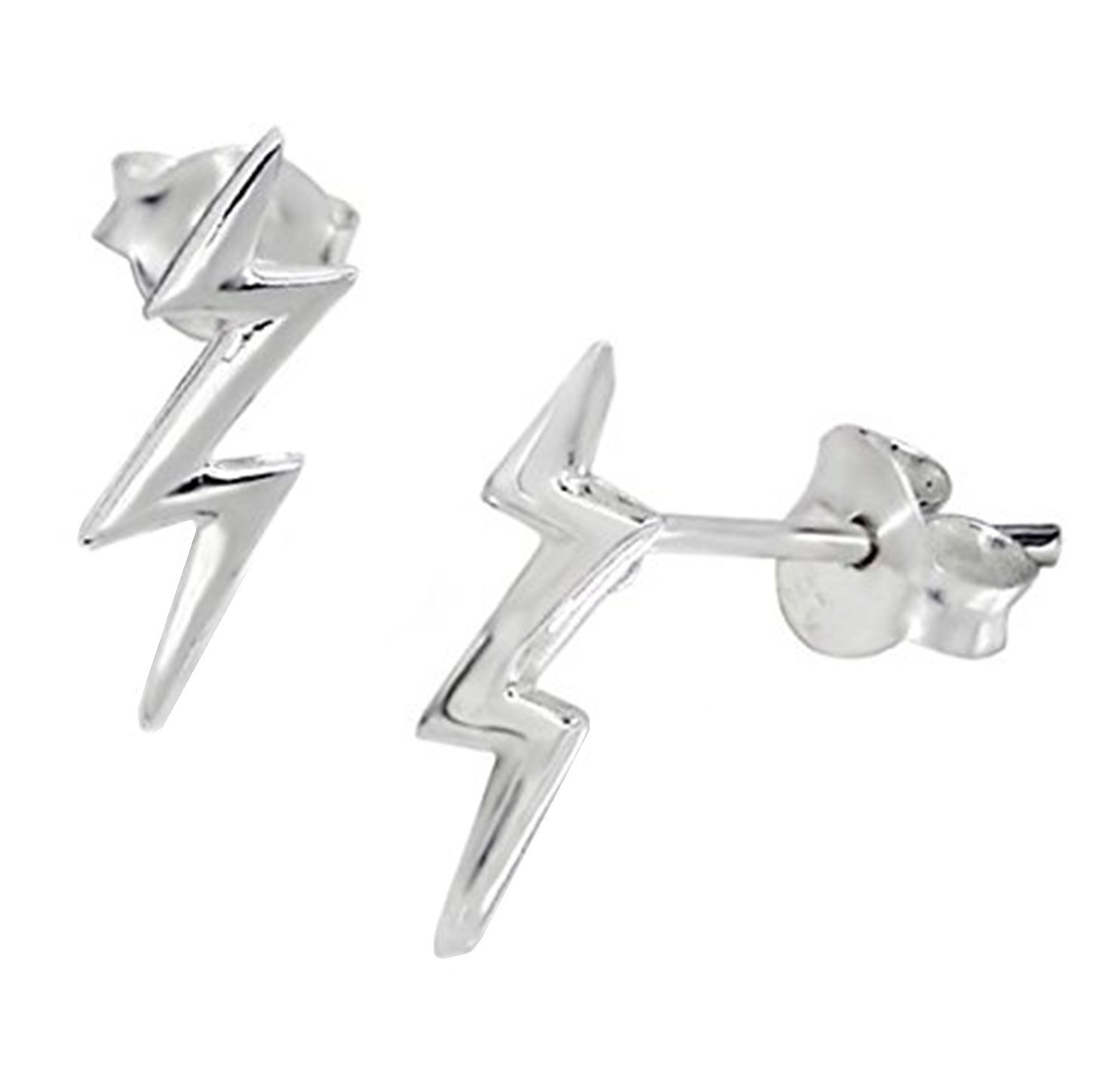 925 Sterling Silver Lightning Bolt Earrings for Women - Hypoallergenic & Tarnish-Resistant - Perfect for Everyday Wear, Gifts & Special Occasions