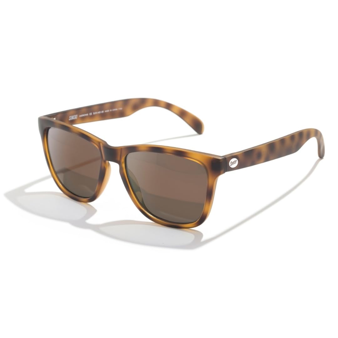 Madrona Polarized Recycled Sunglasses - UV Protection, Eco-Friendly & Stylish for Outdoor Activities, Driving & Beach