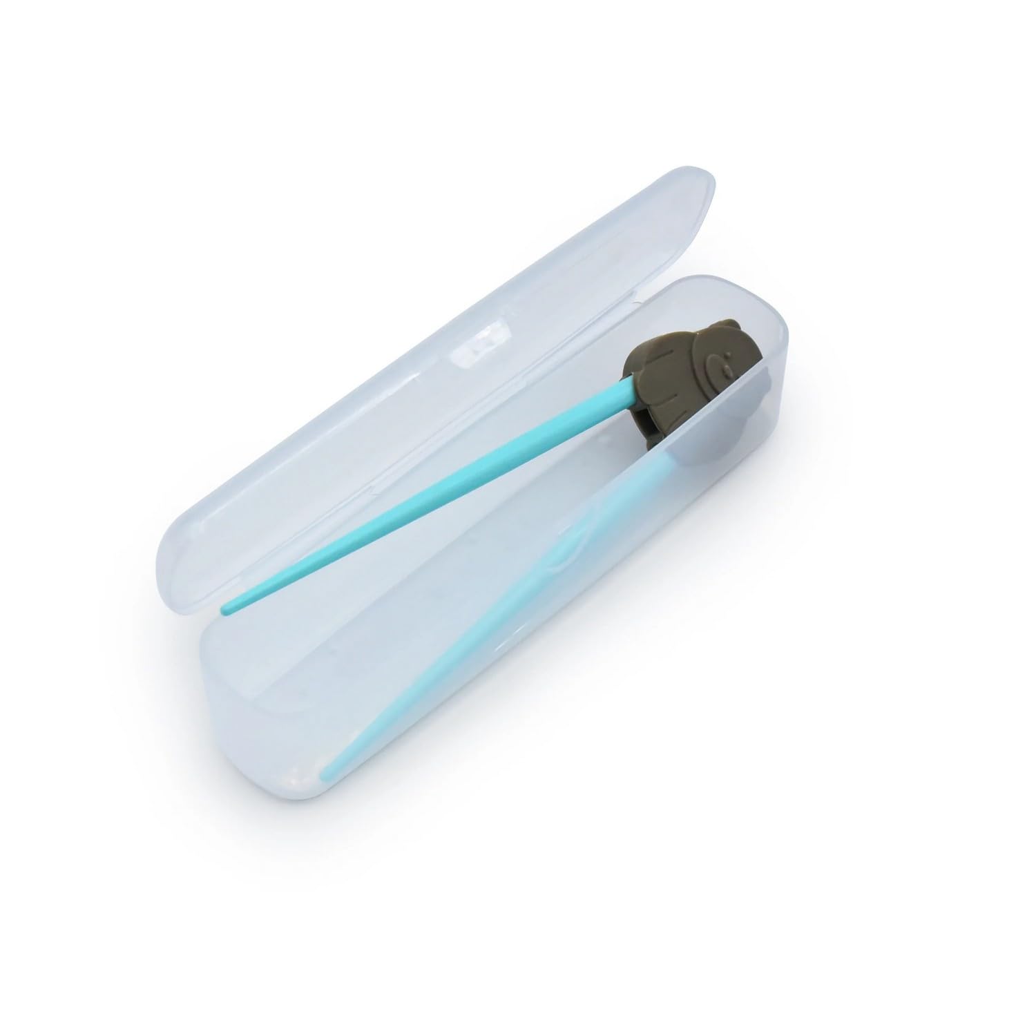 Melii Kids' Bear Chopsticks with Case - Fun Learning Utensils for Meals