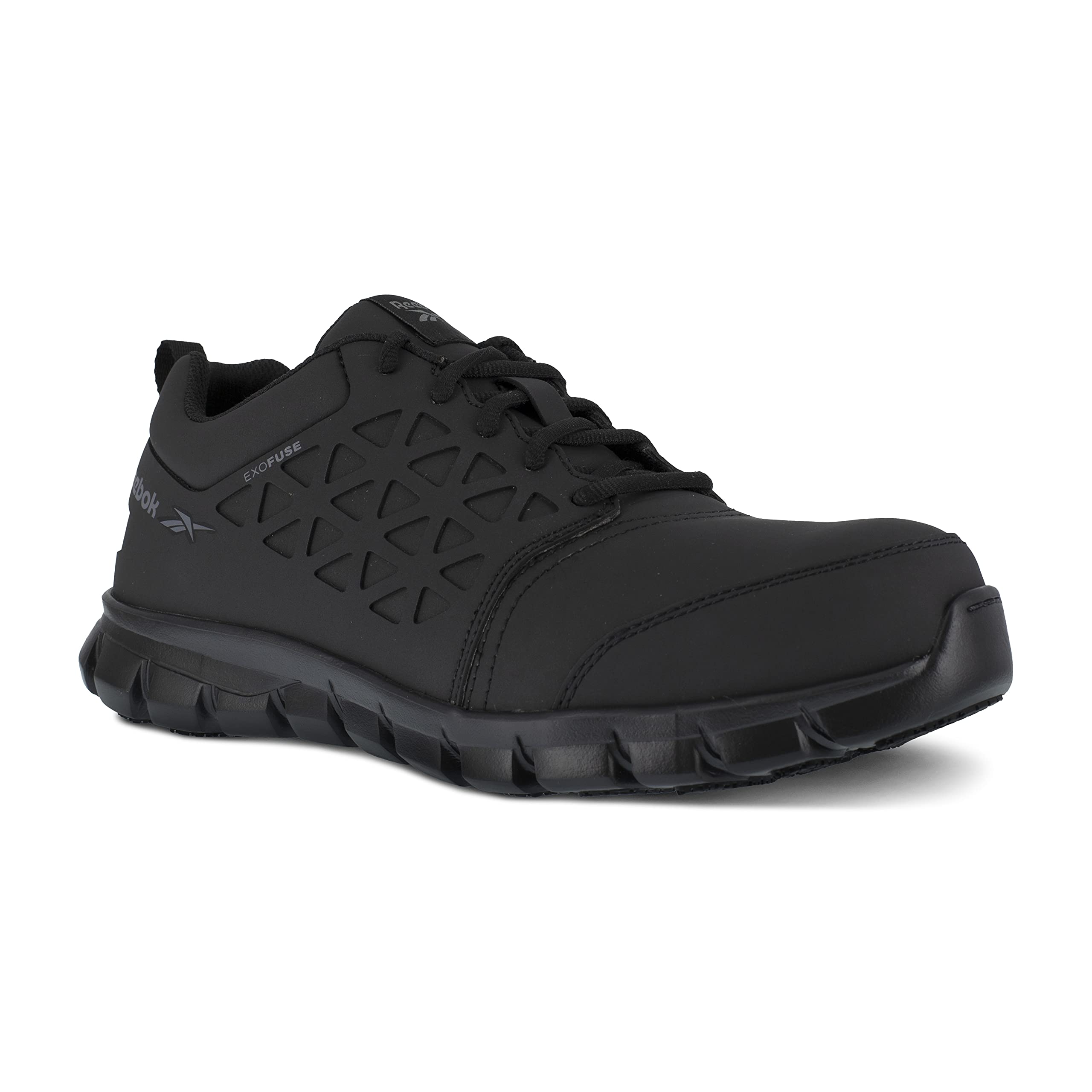Reebok Men's Sublite Cushion Safety Toe Work Shoes - Lightweight Athletic Industrial Construction Shoes for Comfort & Protection | Perfect for Warehouse, Factory, and Outdoor Work Sites