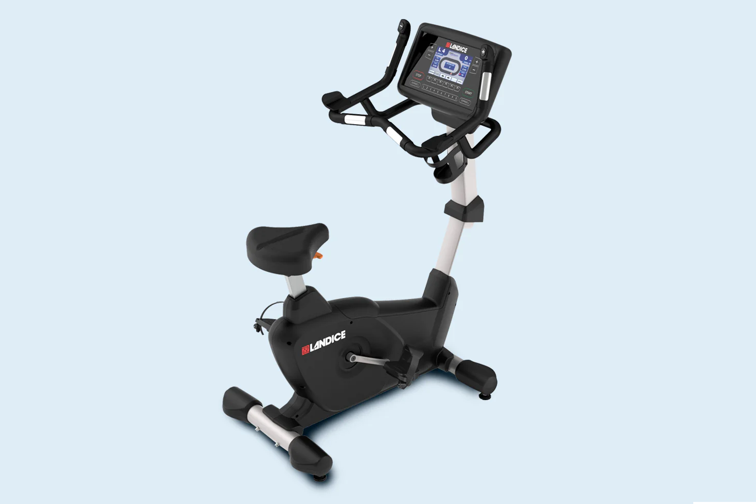 Landice U9 Rehabilitation Upright Exercise Bike - Professional Home & Gym Cardio Equipment for Physical Therapy & Fitness Training