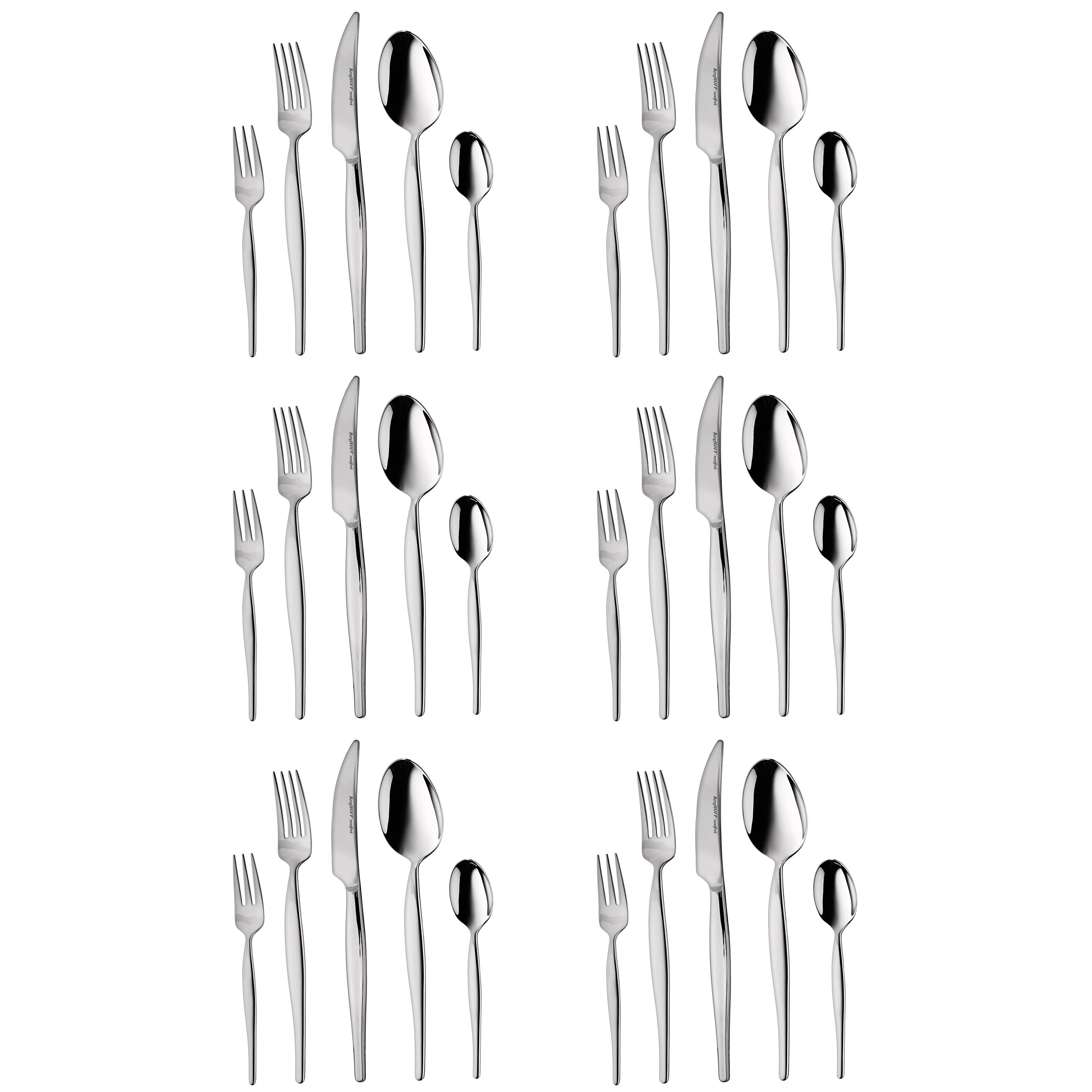 BergHOFF Essentials 30-Piece 18/10 Stainless Steel Flatware Set - Elegant & Durable Cutlery for Everyday Dining, Dinner Parties & Special Occasions