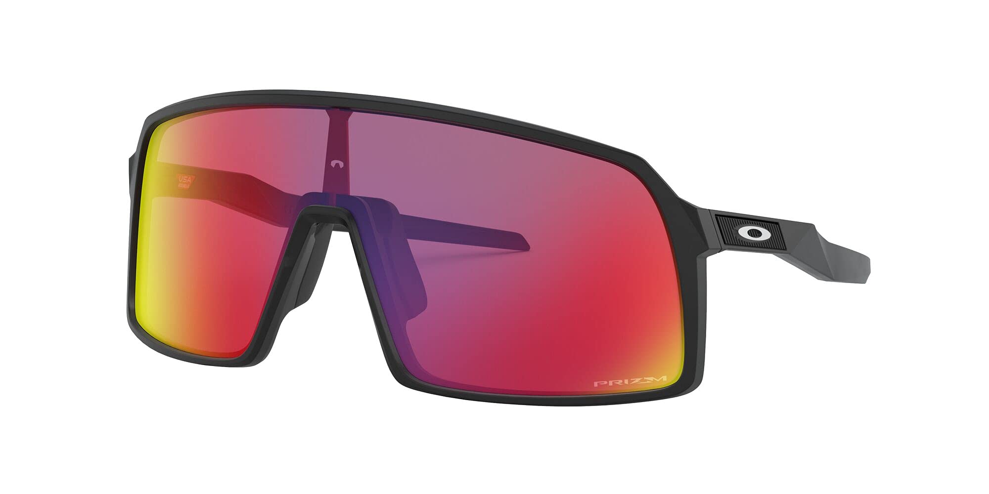 Oakley OO9406 Sutro Sunglasses with Prizm Road Lenses & Accessories Bundle - Matte Black Frame for Men | Cycling, Running & Outdoor Sports Eyewear