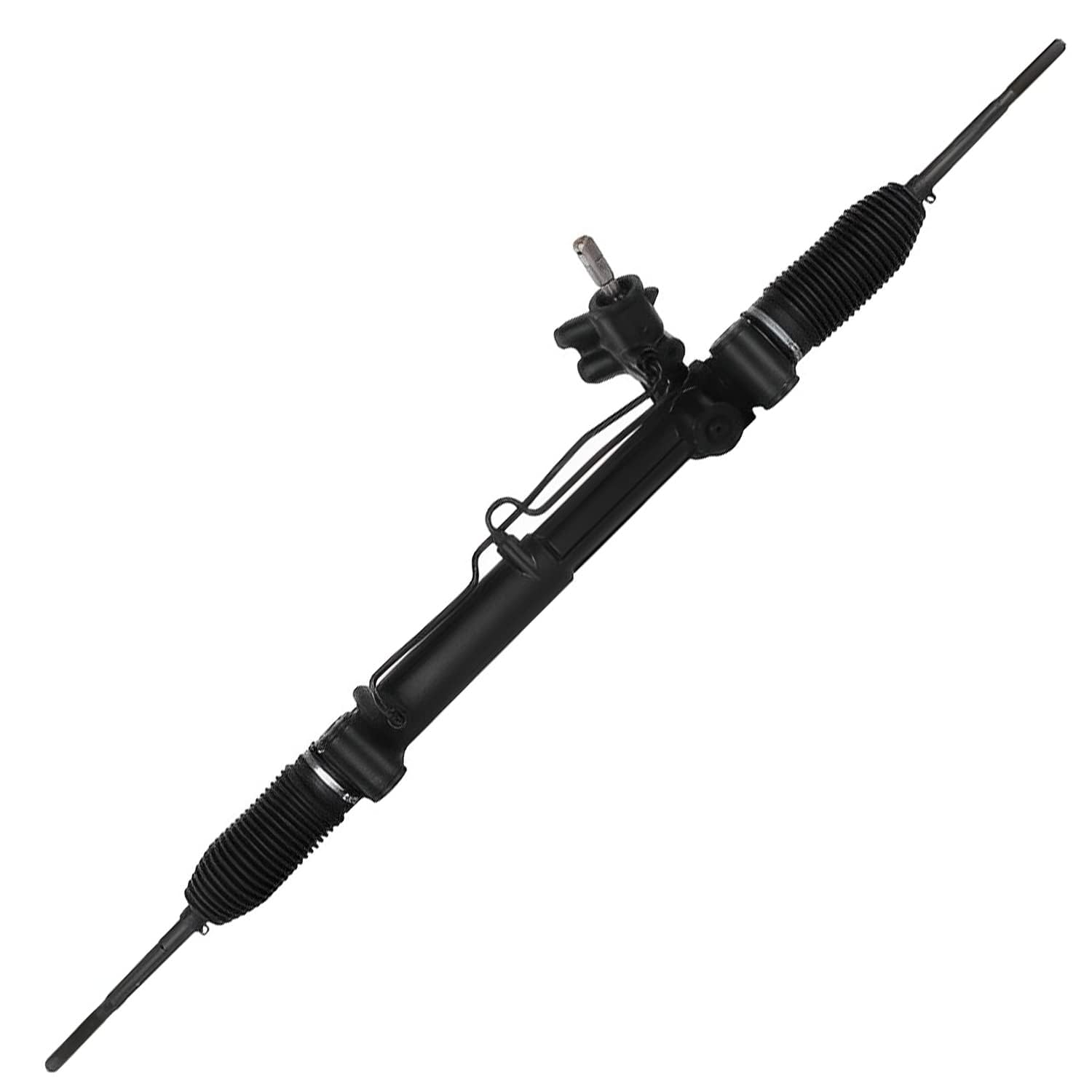 Detroit Axle - 5pc Front Rack and Pinion Kit for Chrysler 300 Dodge Charger Magnum Challenger 2WD | 2 Outer Tie Rods, 2 Wheel Bearings & Hubs, 1 Power Steering Rack | Replacement Parts for Smooth Steering & Enhanced Control | Perfect for DIY Repairs & Professional Mechanics