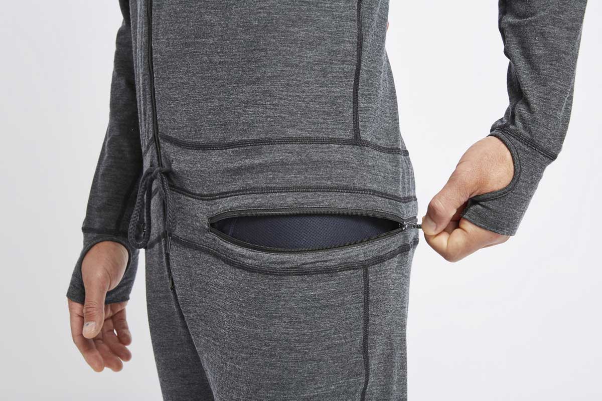 Airblaster Men's Merino Ninja Suit 2021 - Premium Thermal Base Layer for Skiing, Snowboarding & Winter Outdoor Activities