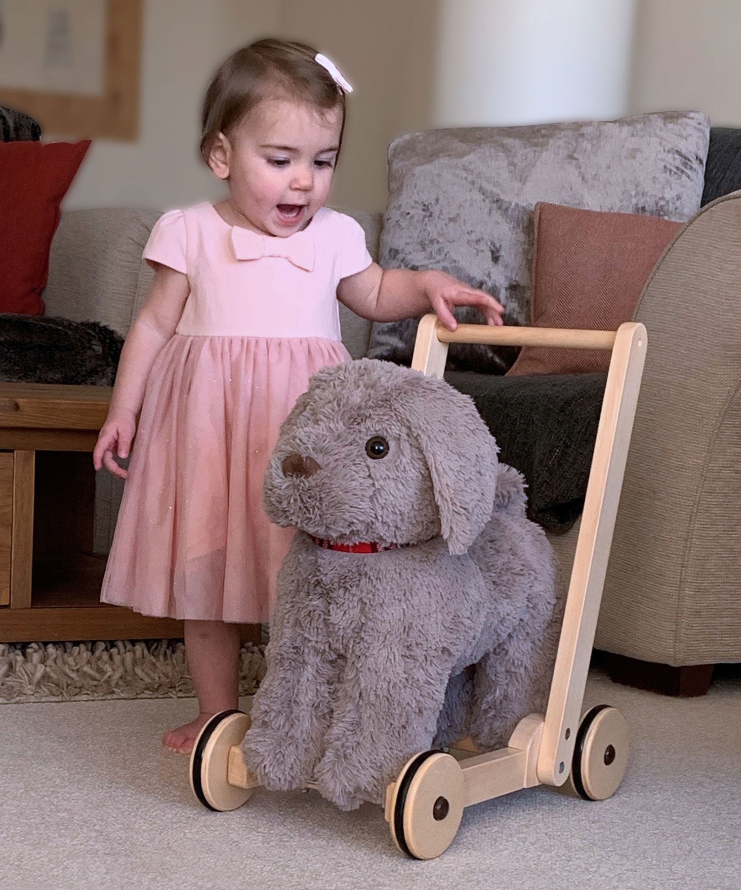 Bailey Baby Walker for Dogs - Adjustable Pet Stroller with Wheels for Small & Medium Dogs - Perfect for Outdoor Walks, Vet Visits, and Travel