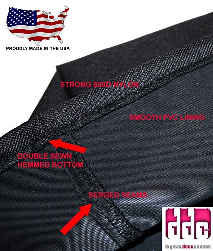 HP Officejet Pro 8710/8715/8718/8719 Printer Dust Cover - Anti-Static, Water Resistant, Heavy Duty Fabric Protector for Home & Office Use - Black by DigitalDeckCovers | Perfect for Dust Protection & Printer Maintenance