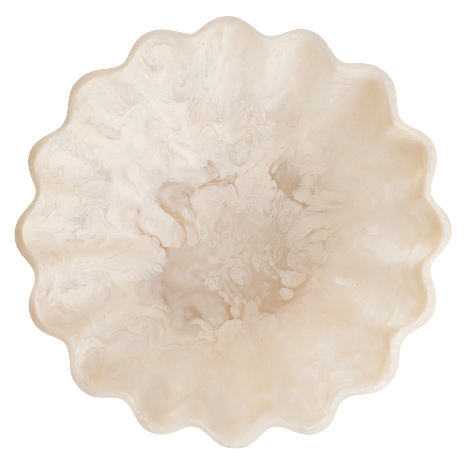 Venus Bowl Vanilla - Elegant Ceramic Serving Bowl for Salads, Pasta & Desserts - Perfect for Dinner Parties, Family Gatherings & Home Decor