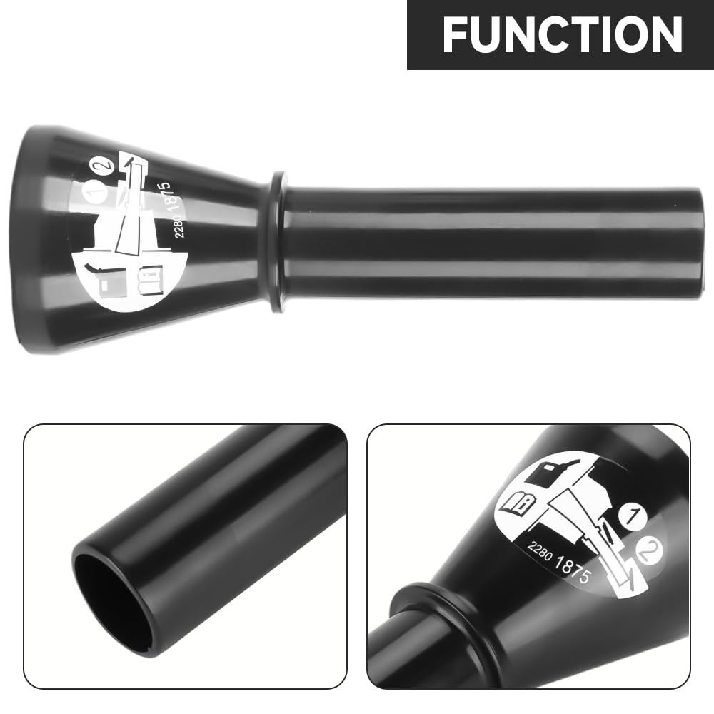 Universal Fuel Filler Funnel for Buick Chevy GMC Cadillac - Capless Gas Tank Funnel Replacement Part 13580741 - Perfect for Easy Refueling at Gas Stations & Home Use