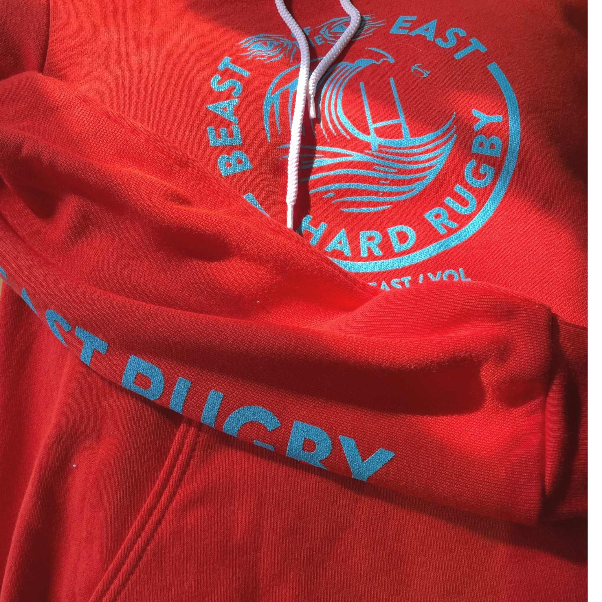 BOE '22 Hard Rugby Hoodie - Durable & Stylish Men's Pullover for Sports & Casual Wear - Perfect for Rugby, Football, and Outdoor Activities
