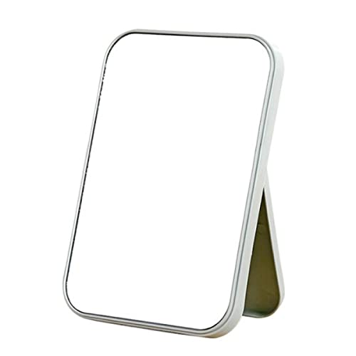 Premium Countertop Rectangle Makeup Mirror with Stand - Portable Folding Travel Cosmetic Mirror for Women, Bathroom Shaving & Vanity Use - Ideal Gift for Makeup Lovers (Sky Blue) - Perfect for Home, Travel & Salon Use