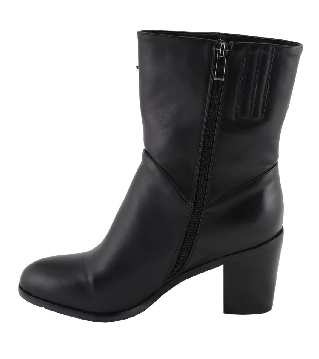 Milwaukee Leather Women's Black Lace-Up Fashion Motorcycle Boots MBL9436 - Stylish & Comfortable Riding Boots for Bikers & Outdoor Enthusiasts