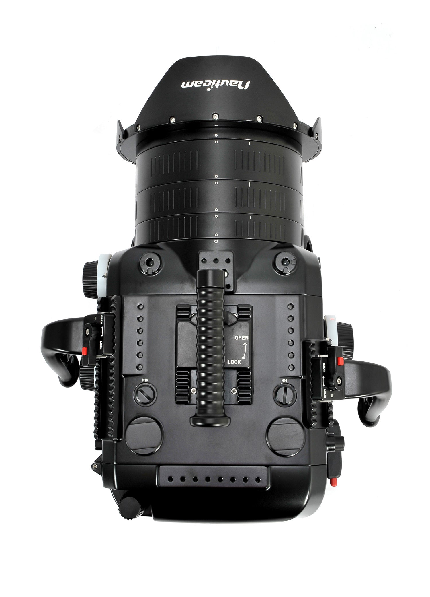 ARRI ALEXA Mini Camera Digital Cinema System with N200 250mm Optical Glass Wide Angle Dome Port, Extension Rings 30/40/50 & Lens Control Drive Shafts - Professional Underwater Filmmaking & Cinematic Shots
