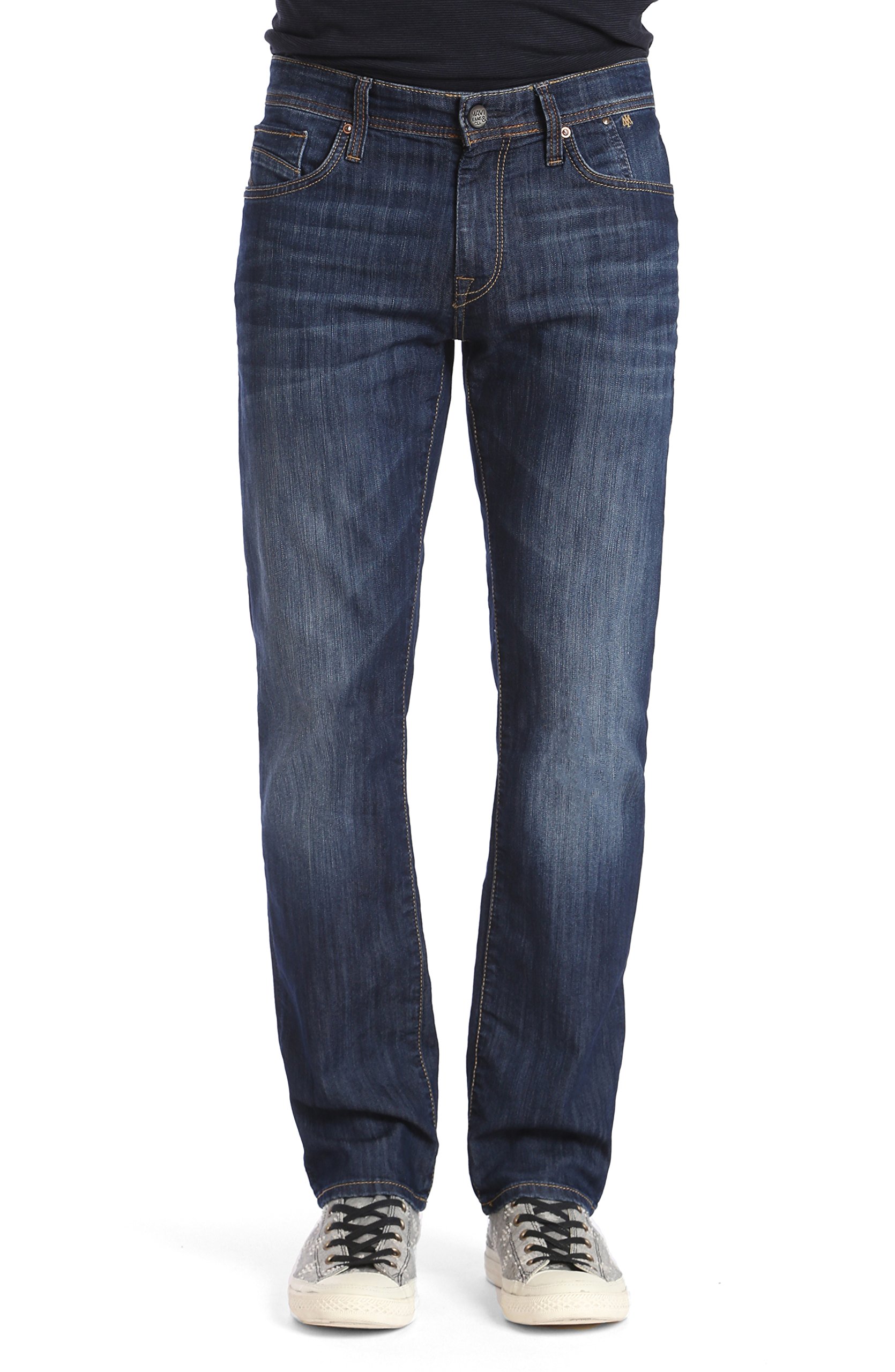 Mavi Zach Straight Leg Jeans for Men | Classic Fit, Comfortable & Durable Denim Pants | Perfect for Casual Wear, Work & Everyday Outfits