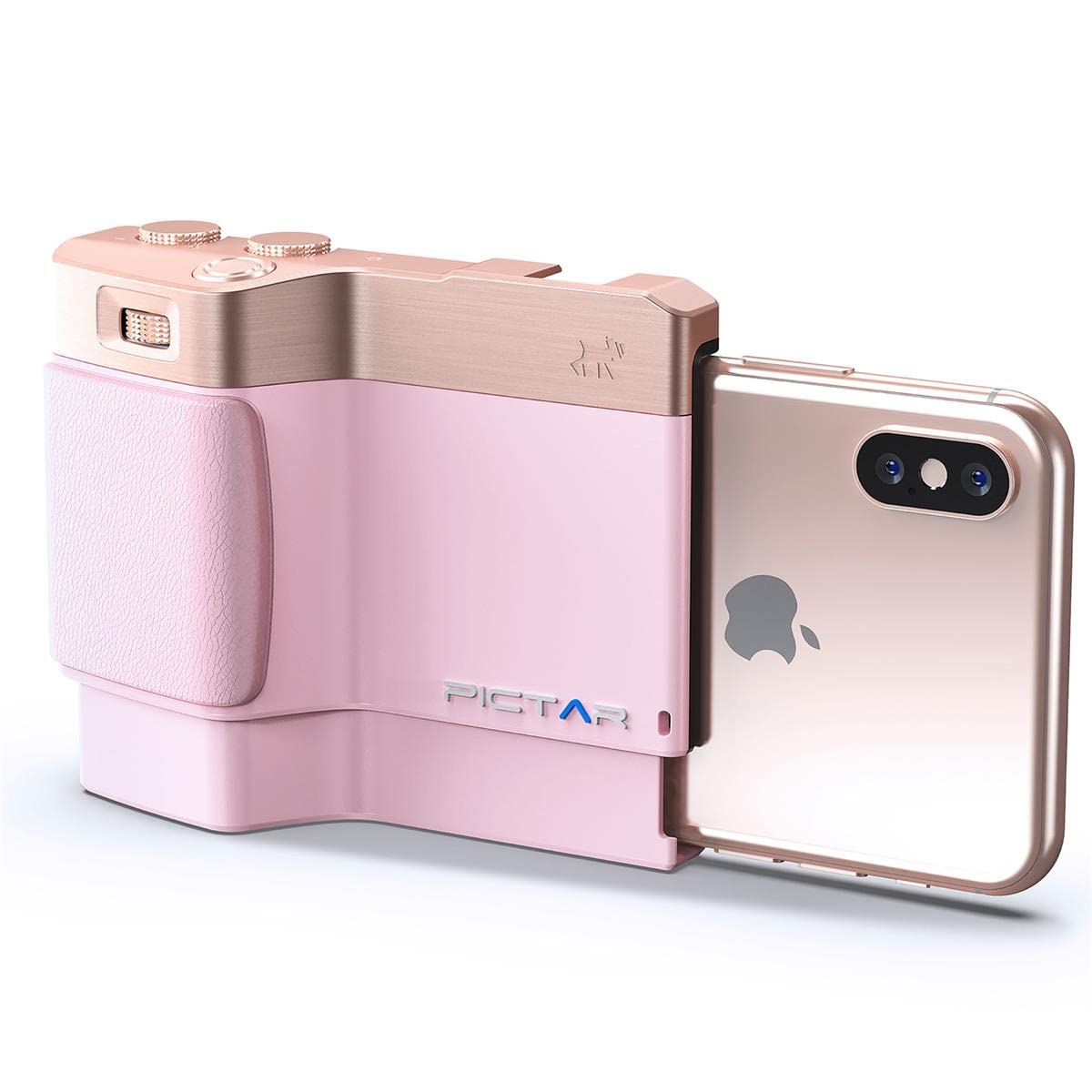 Pictar One Mark II Smartphone Camera Grip - Rose Gold | Professional Mobile Photography Accessory for iPhone & Android | Perfect for Vlogging, Travel & Street Photography