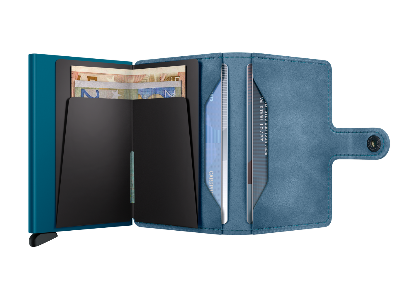 SECRID Vintage Leather Mini Wallet for Women & Men - RFID Blocking Slim Card Holder - Perfect for Travel, Business & Everyday Use