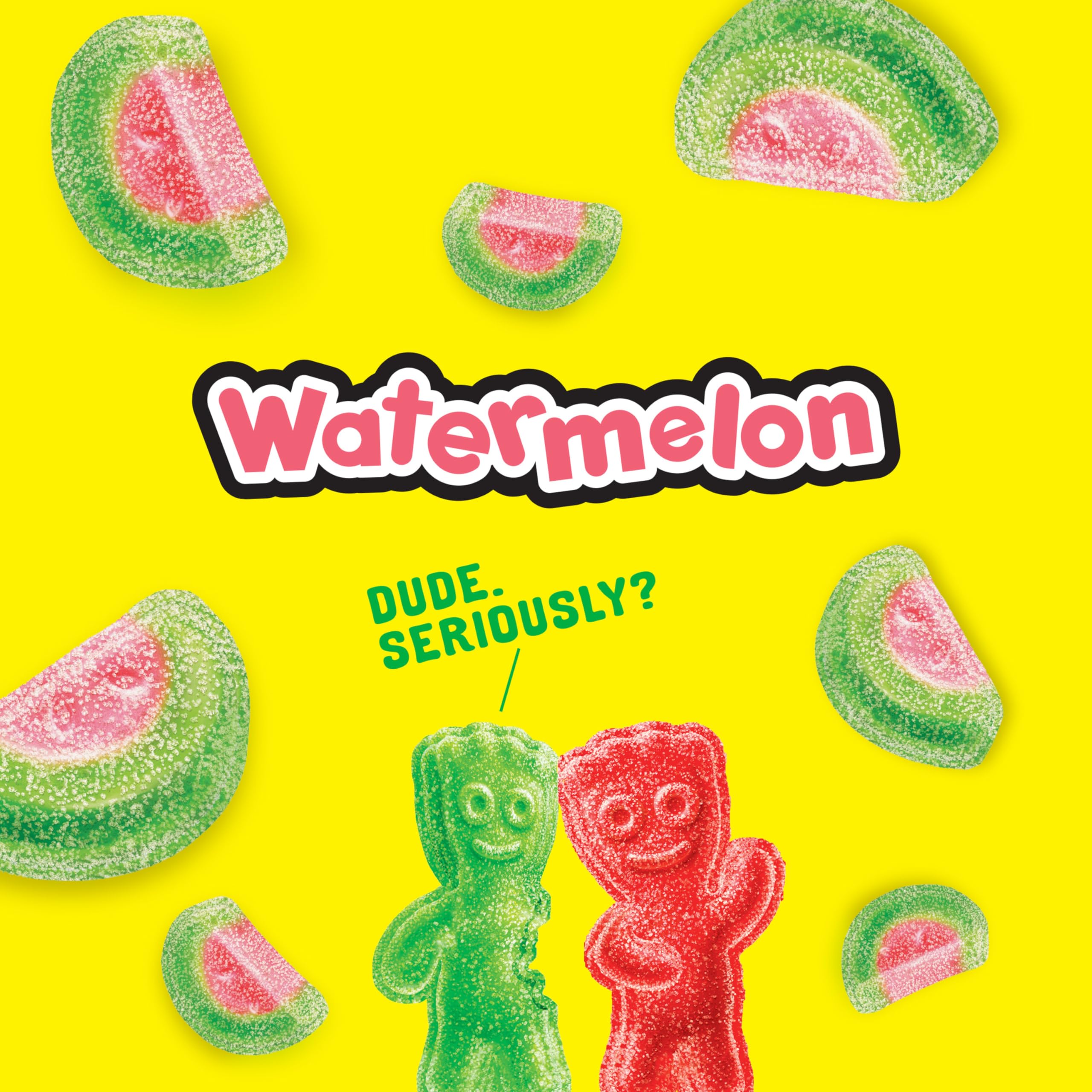 Sour Patch Kids Watermelon Soft & Chewy Candy - Bulk Pack of 24 (2 oz Bags) - Sweet & Tangy Treats for Parties, Movie Nights & Snacking