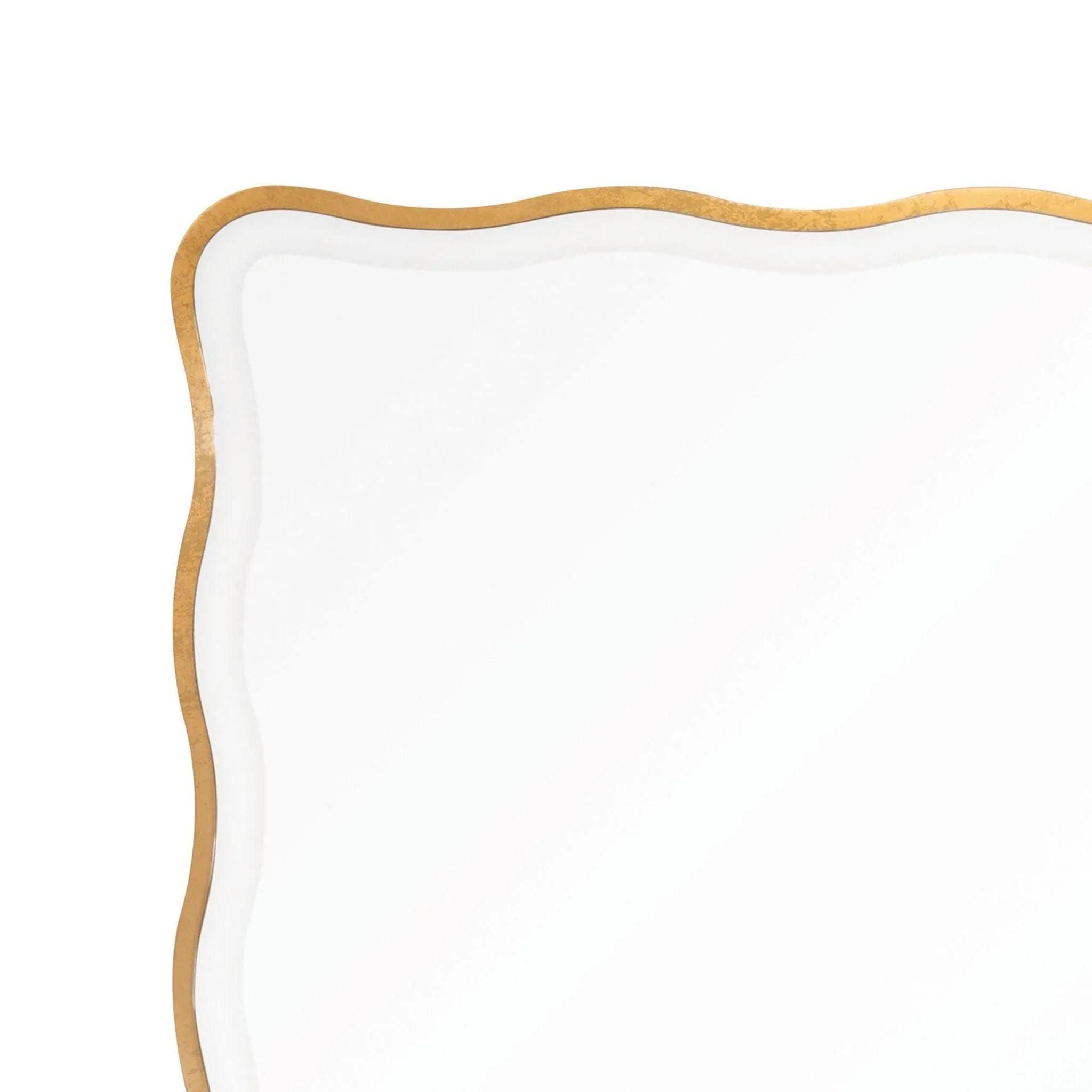 Elegant Candice Rectangle Gold Wall Mirror - Modern Home Decor for Living Room, Bedroom & Entryway