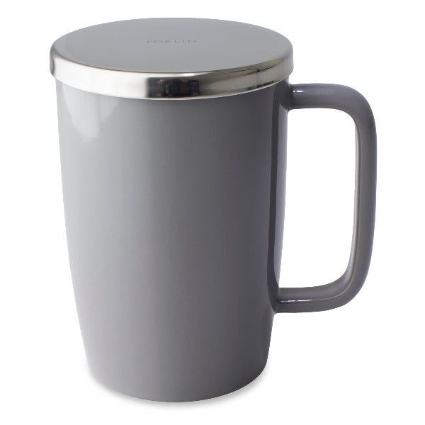 FORLIFE 18oz Dew Mug with Infuser & Lid - Premium Tea Infuser Cup for Loose Leaf Tea - Perfect for Home, Office & Travel Use
