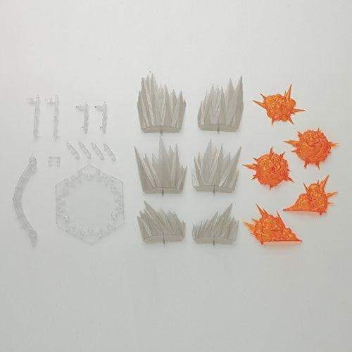 Figure Rise Standard Burst Effect Orange Model Kit - DIY Anime Action Figure for Collectors & Display - Perfect for Gundam Fans & Home Decor