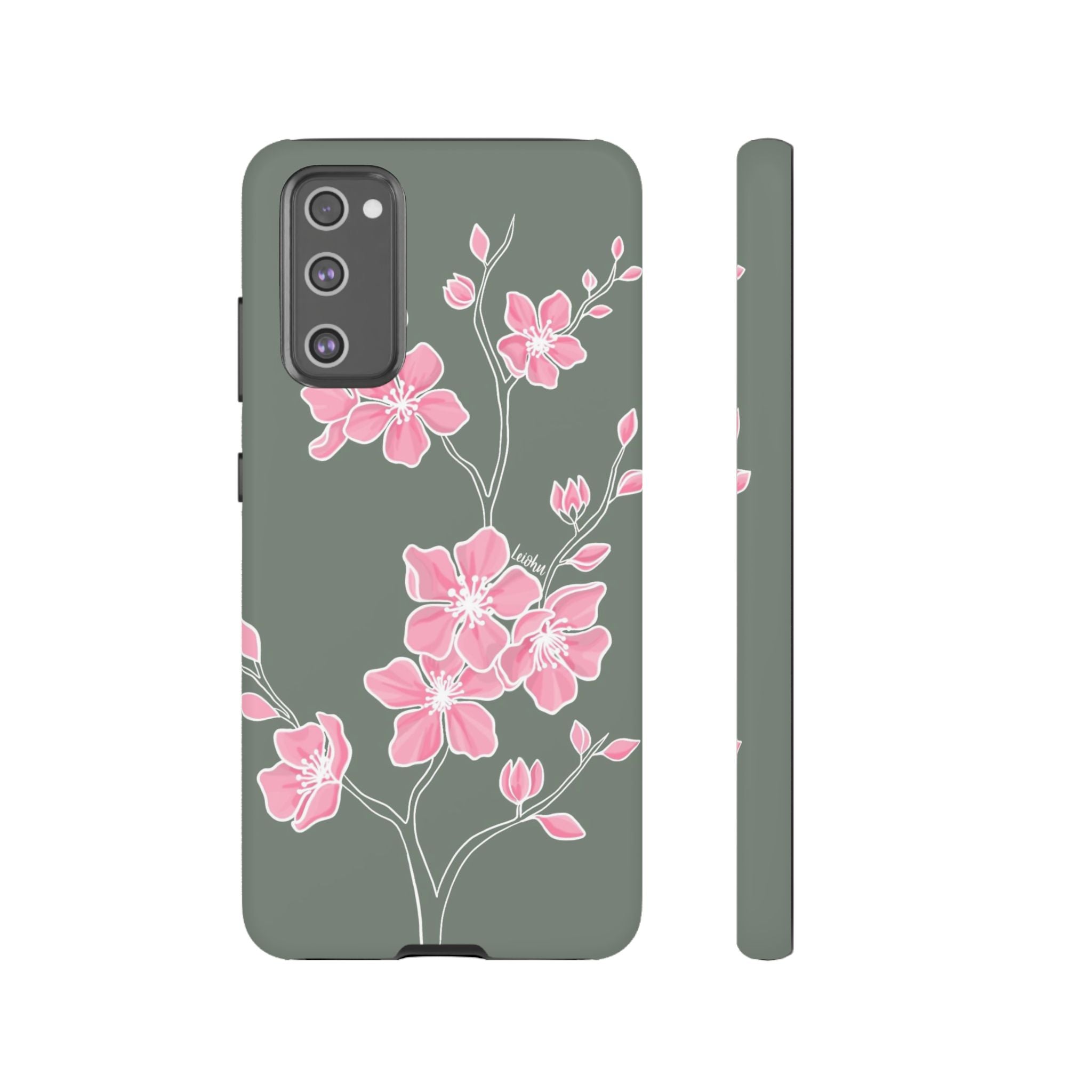 Samsung Galaxy Phone Case with Cherry Blossom Design - Stylish Protective Cover for Everyday Use, Travel & Work