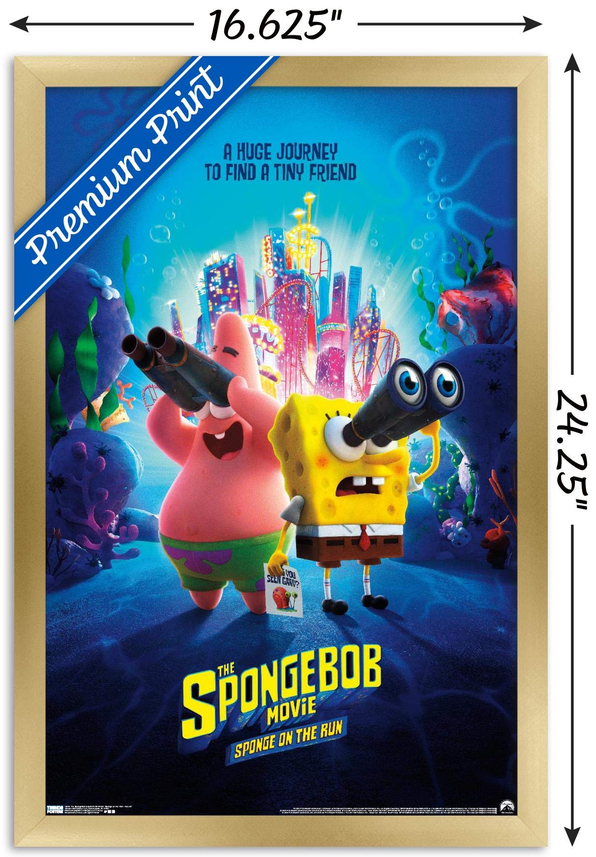 Trends International The SpongeBob Movie: Sponge On The Run - Premium Key Art Wall Poster 14.725