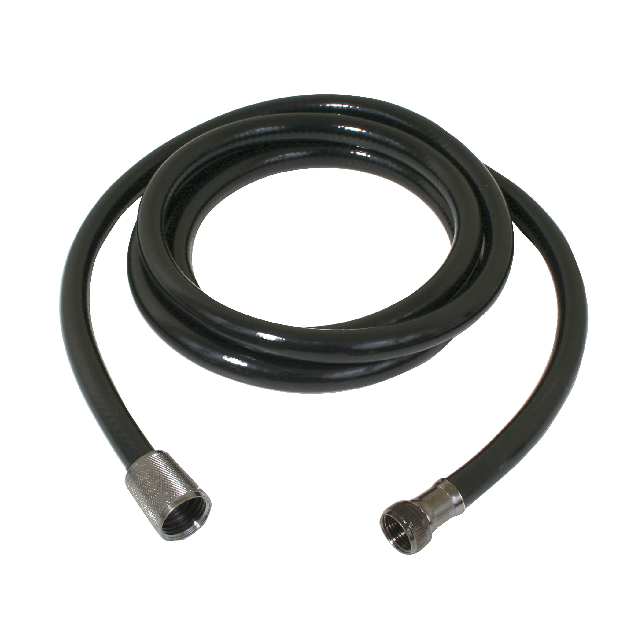 Scandvik 10292 6' Black Replacement Hose - Durable & Flexible for Outdoor Faucets, Garden, and RV Use