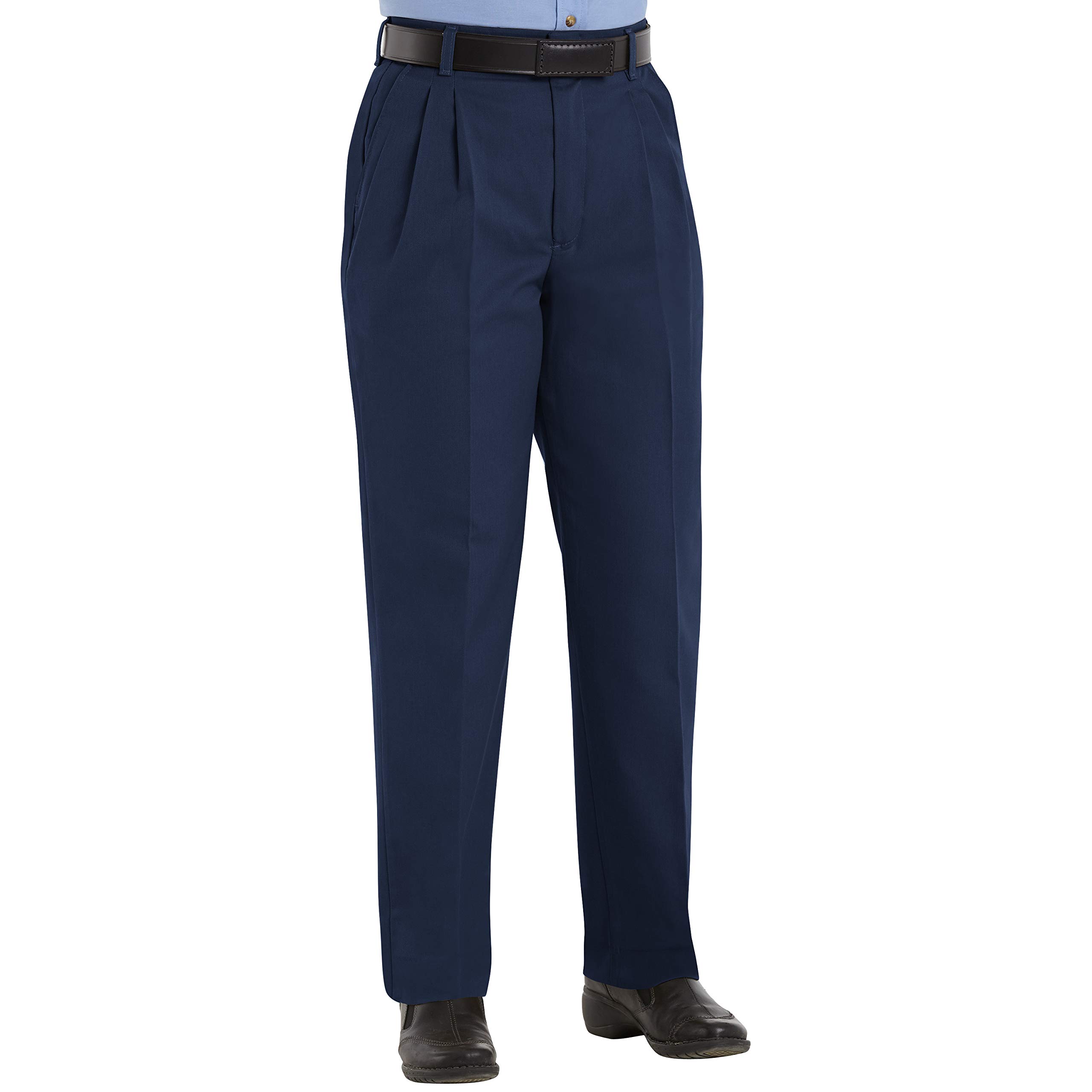 Red Kap Women's Pleated Twill Slacks - Comfortable Work Pants for Office, Business & Professional Wear