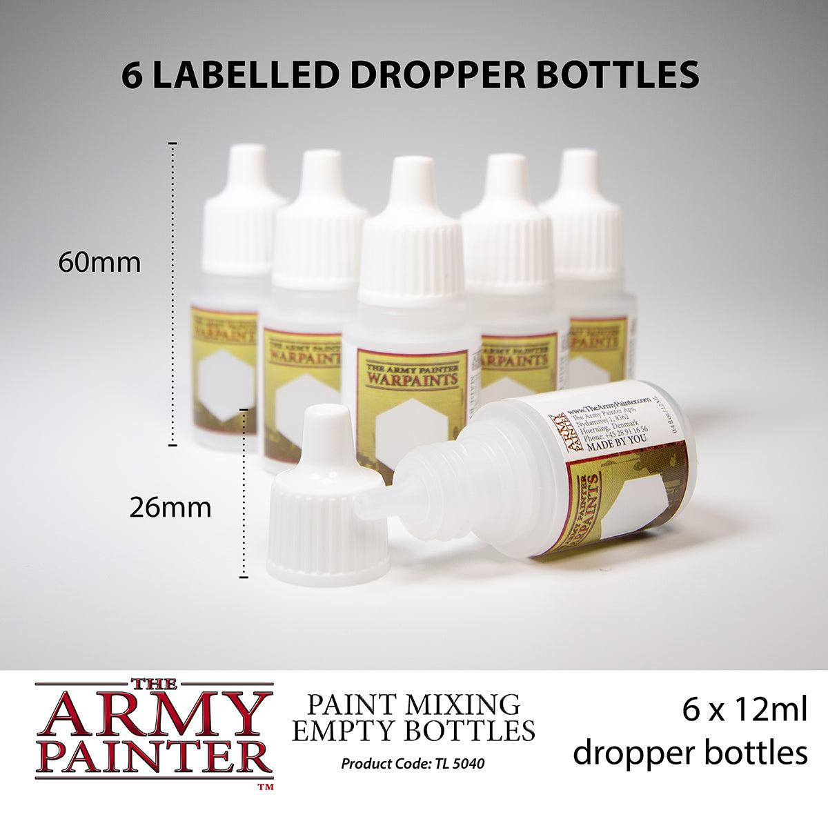 Empty Paint Mixing Bottles for Artists - Plastic Squeeze Bottles with Lids for Acrylic, Oil, Watercolor Paints - Perfect for DIY, Crafting & Studio Use