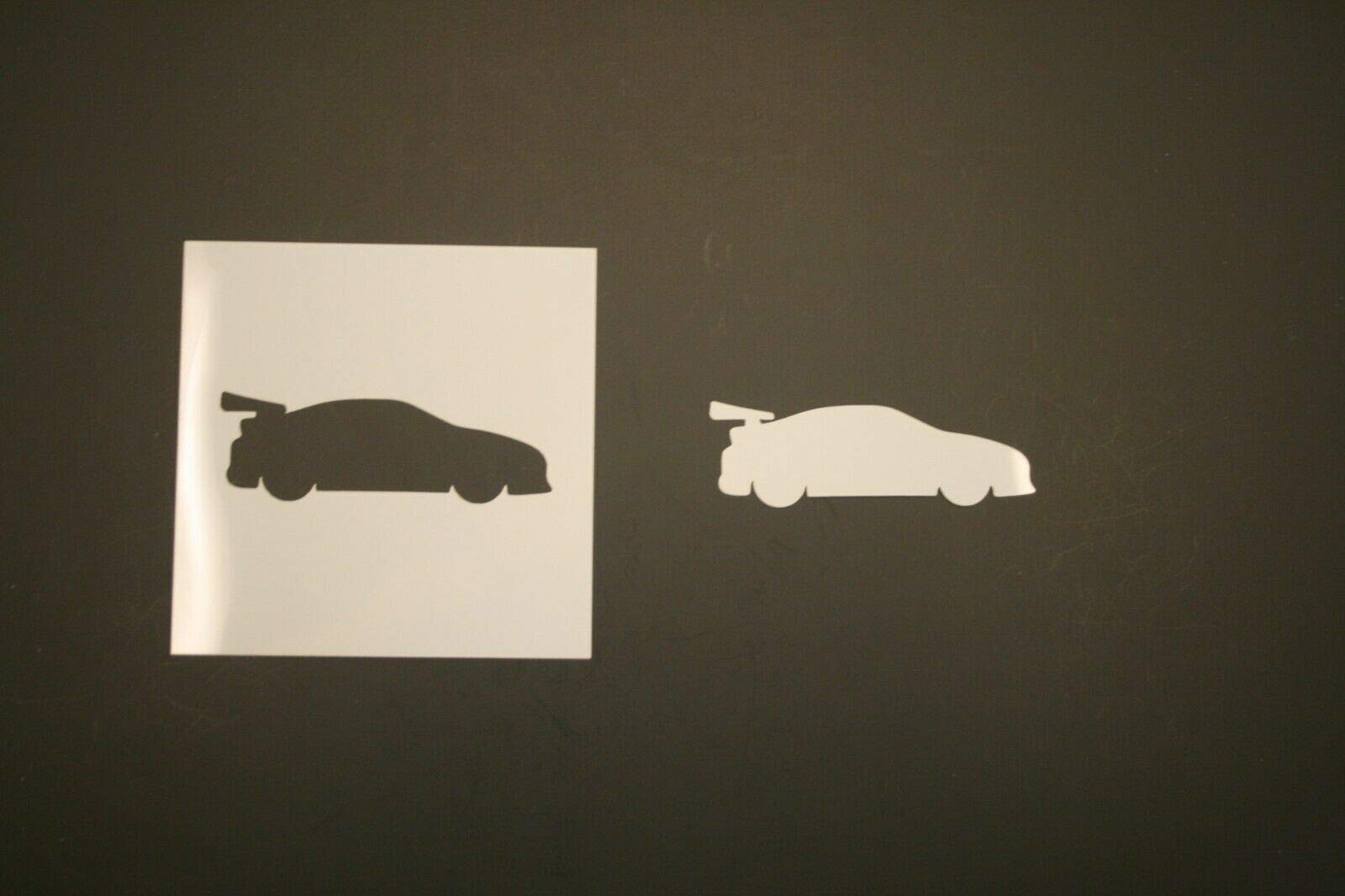 Race Car Reusable Mylar Stencil for DIY Crafts, Scrapbooking & Painting - 12 Inch Durable Template for Automotive Art, Wall Decor & Custom T-Shirt Designs