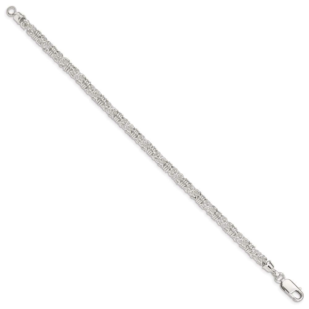 IceCarats 925 Sterling Silver Link Chain Bracelet for Women - 7.5 Inch Adjustable Fashion Jewelry - Perfect for Gifts, Parties & Everyday Wear