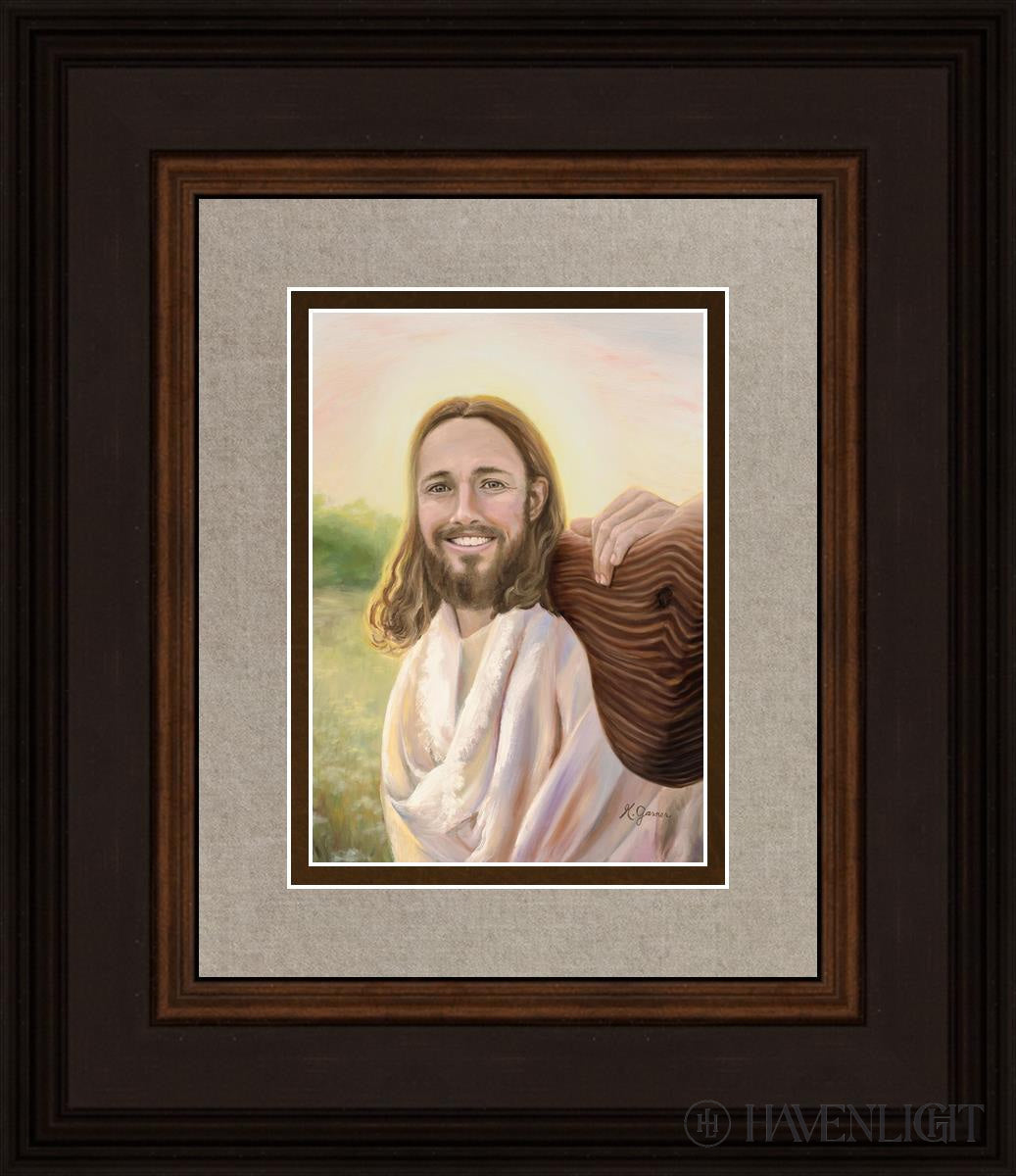 My Yoke is Easy My Burden Light - Inspirational Christian Wall Art Decor for Home, Office & Church - Perfect for Faith-Based Gifts & Spiritual Encouragement