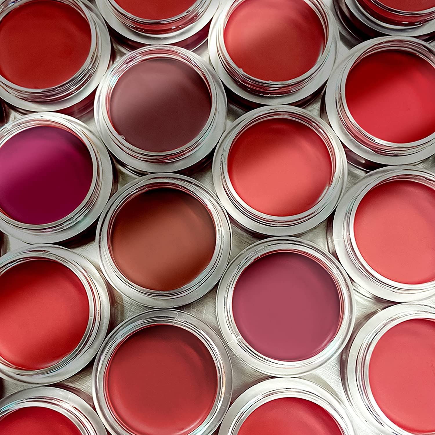 SEA SHADOW Matte Lip & Cheek Tint - Jojoba Oil & Vitamin E Enriched Multipot for Lips, Cheeks & Eyelids | Raspberry Pink Long-Lasting Makeup | Perfect for Daily Wear, Date Night & Special Occasions